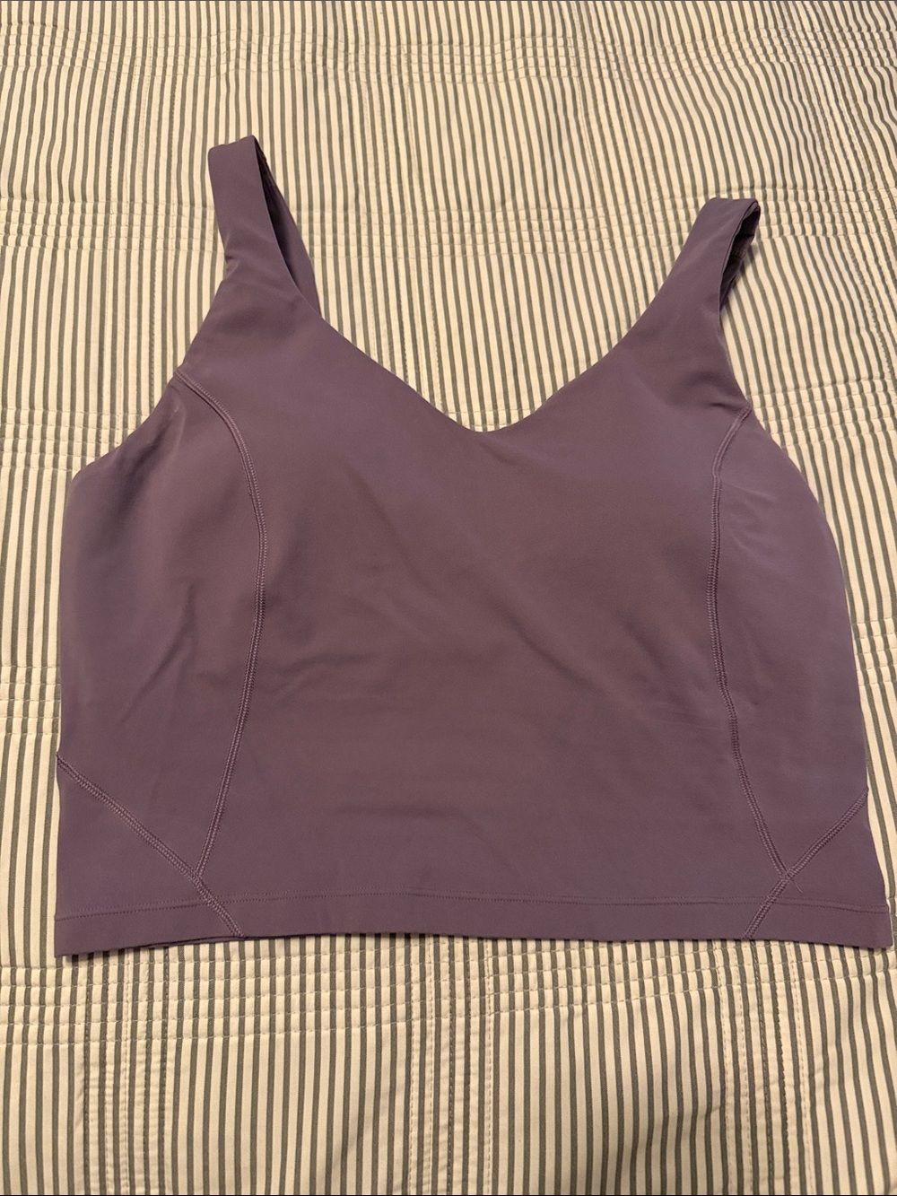 lululemon athletica V-Neck Tank Top in Dusty Purple